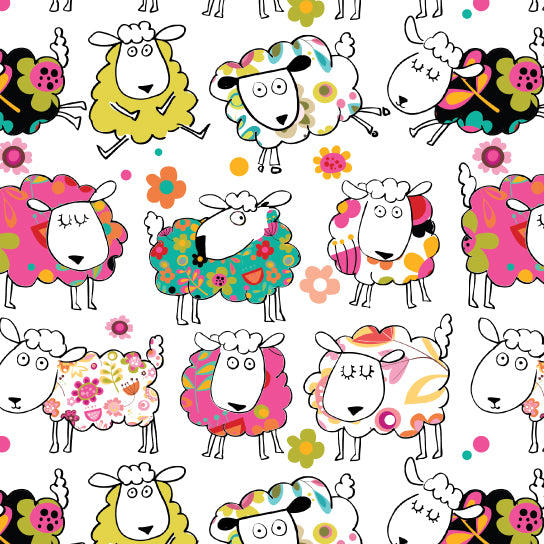 GW25 Funny Sheep Giftwrap