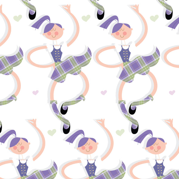 GW28 Lilac Dancers Giftwrap