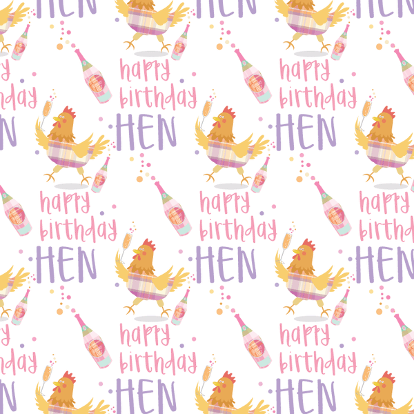 GW45 Hen Giftwrap