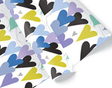 GW53 Blue Heart giftwrap