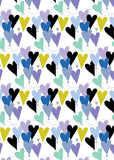 GW53 Blue Heart giftwrap