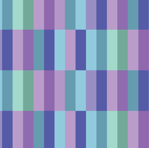GW74 Blue Lilac Mint Geometric