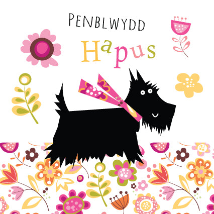 FC11 WELSH Penblwydd Hapus - Scottie