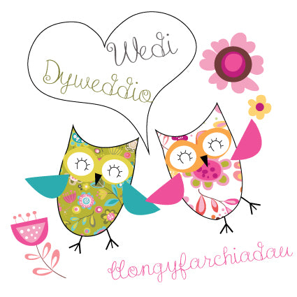 FC40 WELSH Wedi Dyweddio llongyfarchiadau - Engagement