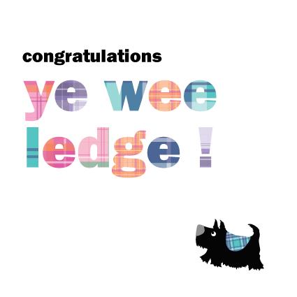 H142 Ye Wee Ledge Congratulations