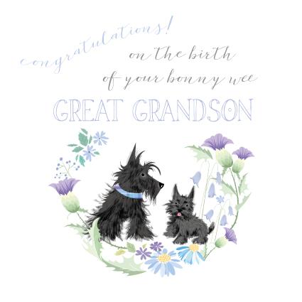 TC64 Birth Great Grandson - Scottie Dog